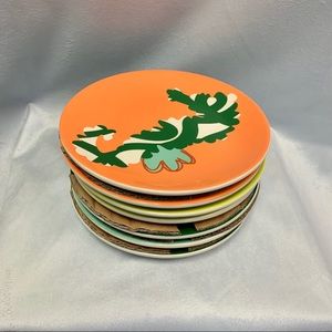Coton Colors Salad Plate Set, NWT
